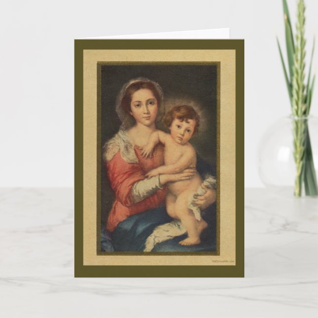 Weihnachtskarte Feiertagskarte (Vorderseite)