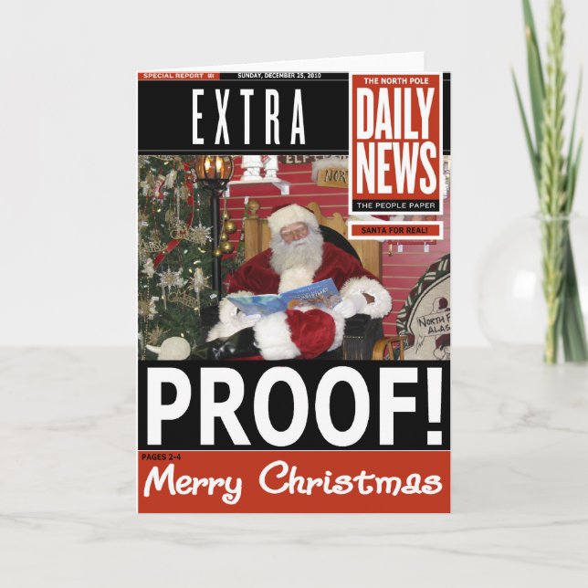 Weihnachtskarte Feiertagskarte (Vorderseite)