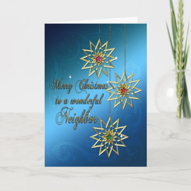 Weihnachtskarte Feiertagskarte (Vorderseite)