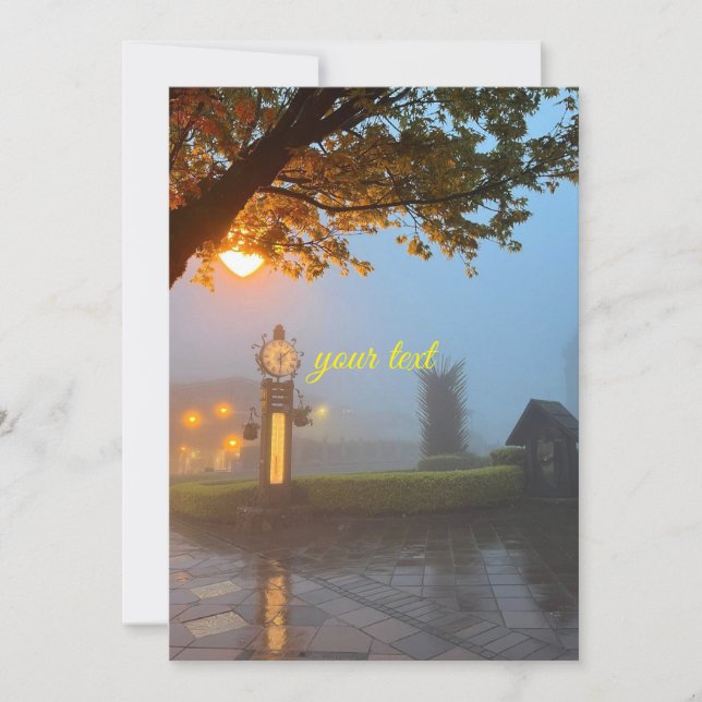 Weihnachtskarte Feiertagskarte (Vorderseite)