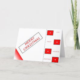   Weihnachtskarte Feiertagskarte