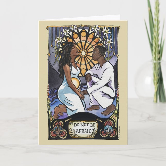 Weihnachtskarte Feiertagskarte (Vorderseite)