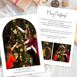 Weihnachtskarte Feiertagskarte