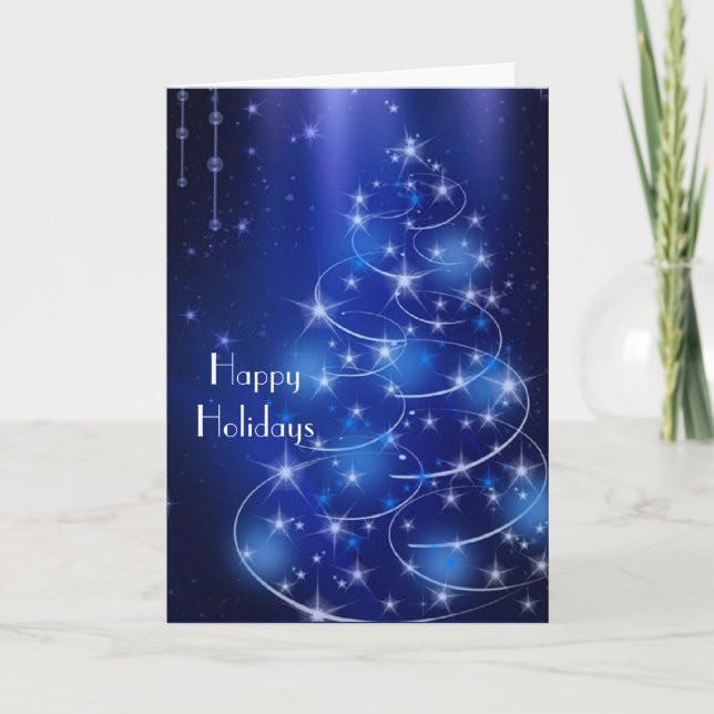Weihnachtskarte Feiertagskarte (Vorderseite)