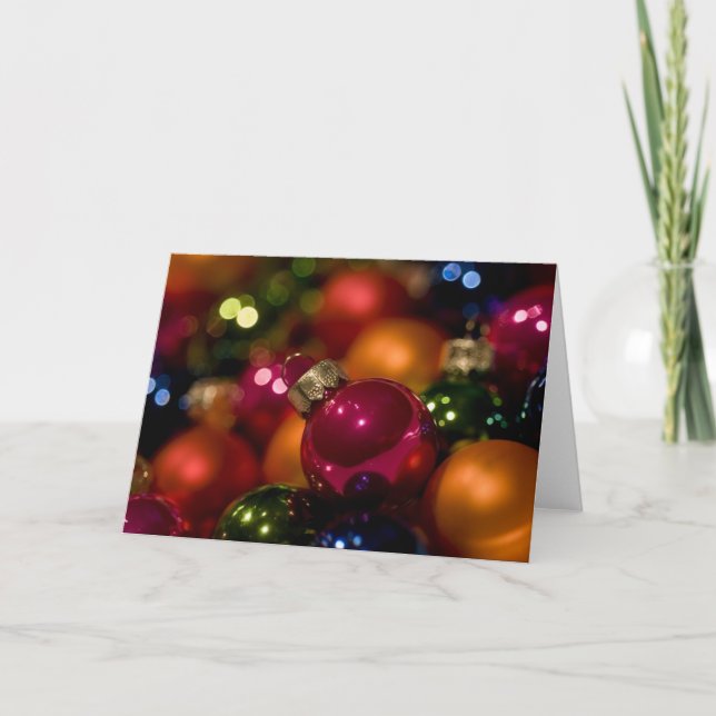 Weihnachtskarte Feiertagskarte (Vorderseite)