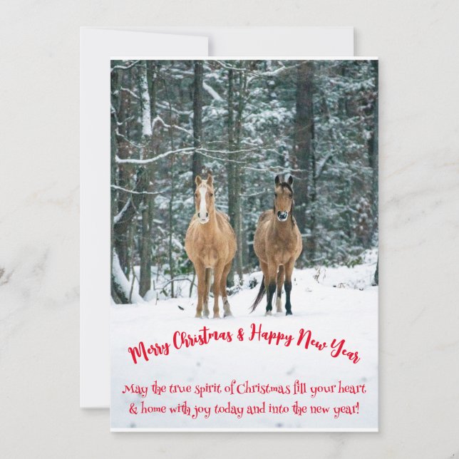 Weihnachtskarte Feiertagskarte (Vorderseite)