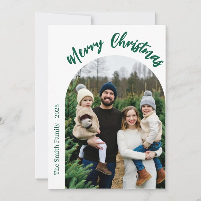 Weihnachtskarte Feiertagskarte (Vorderseite)