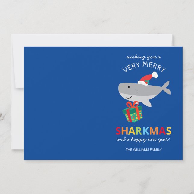 Weihnachtskarte Feiertagskarte (Vorderseite)