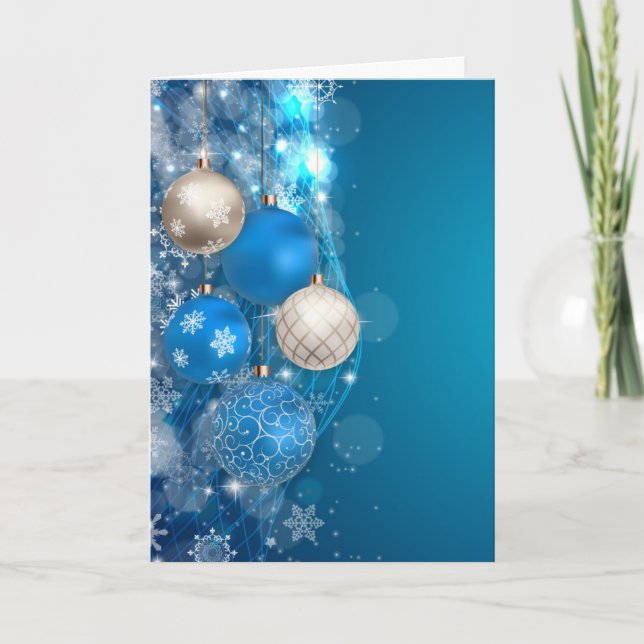 Weihnachtskarte Feiertagskarte (Vorderseite)