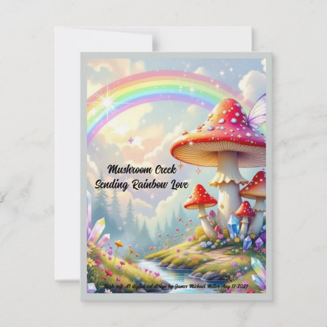 Weihnachtskarte Feiertagskarte (Vorderseite)