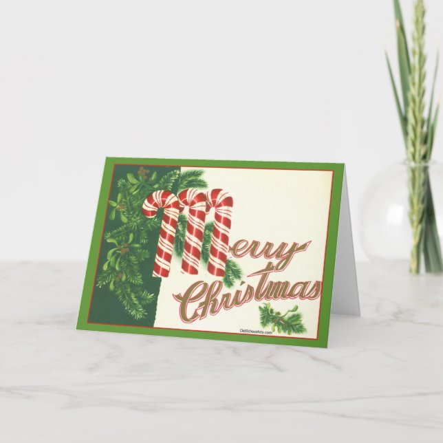 Weihnachtskarte Feiertagskarte (Vorderseite)