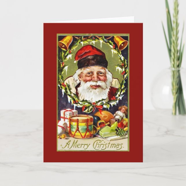 Weihnachtskarte Feiertagskarte (Vorderseite)