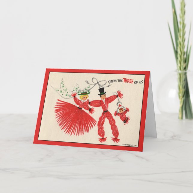 Weihnachtskarte Feiertagskarte (Vorderseite)
