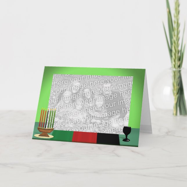 Weihnachtskarte Feiertagskarte (Vorderseite)