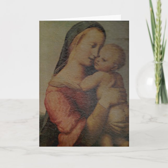 Weihnachtskarte Feiertagskarte (Vorderseite)