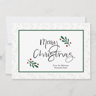 Weihnachtskarte Feiertagskarte
