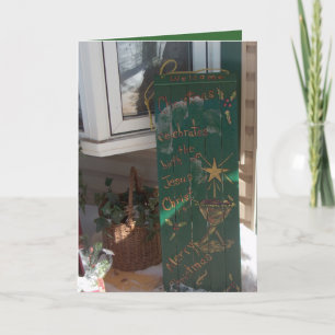 Weihnachtskarte Feiertagskarte