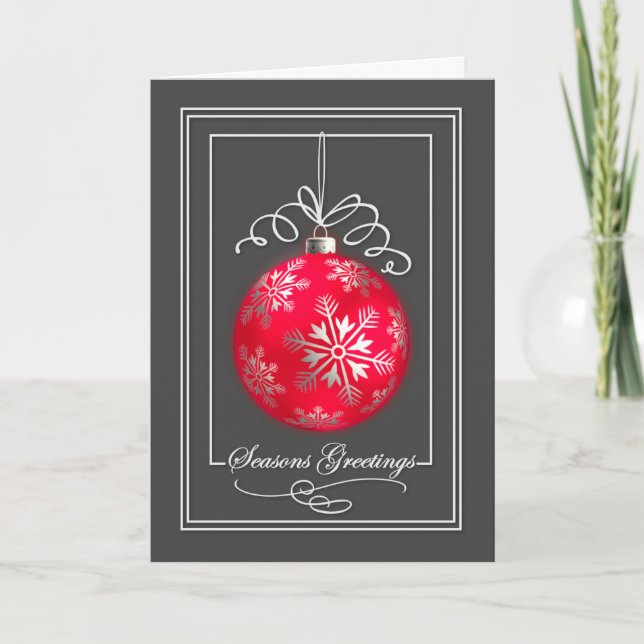 Weihnachtskarte Feiertagskarte (Vorderseite)