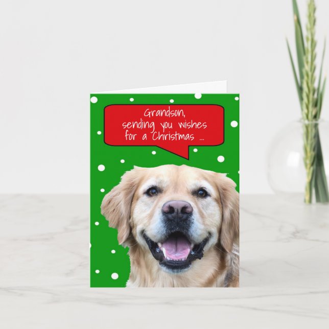 Weihnachtskarte Feiertagskarte (Vorderseite)