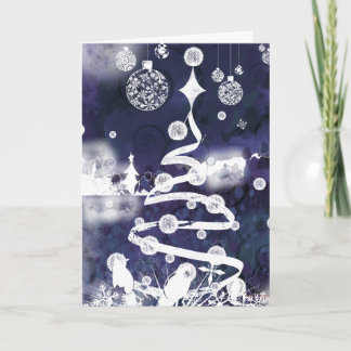 Weihnachtskarte Feiertagskarte