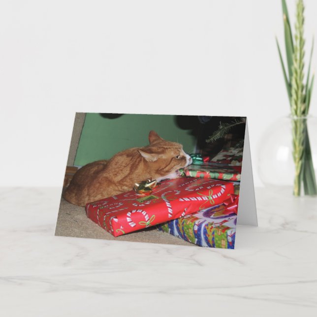 Weihnachtskarte Feiertagskarte (Vorderseite)