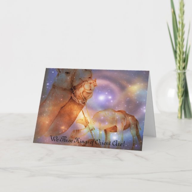 Weihnachtskarte Feiertagskarte (Vorderseite)