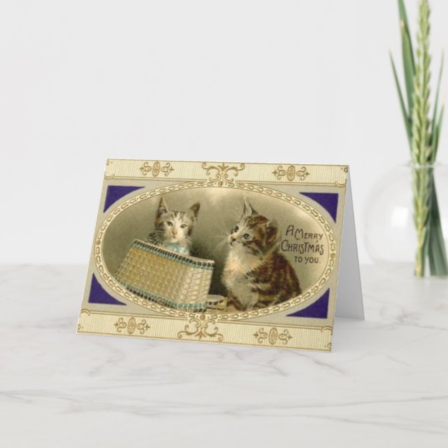 Weihnachtskarte Feiertagskarte (Vorderseite)