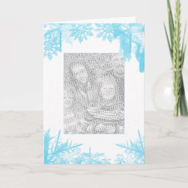 Weihnachtskarte Feiertagskarte (Vorderseite)