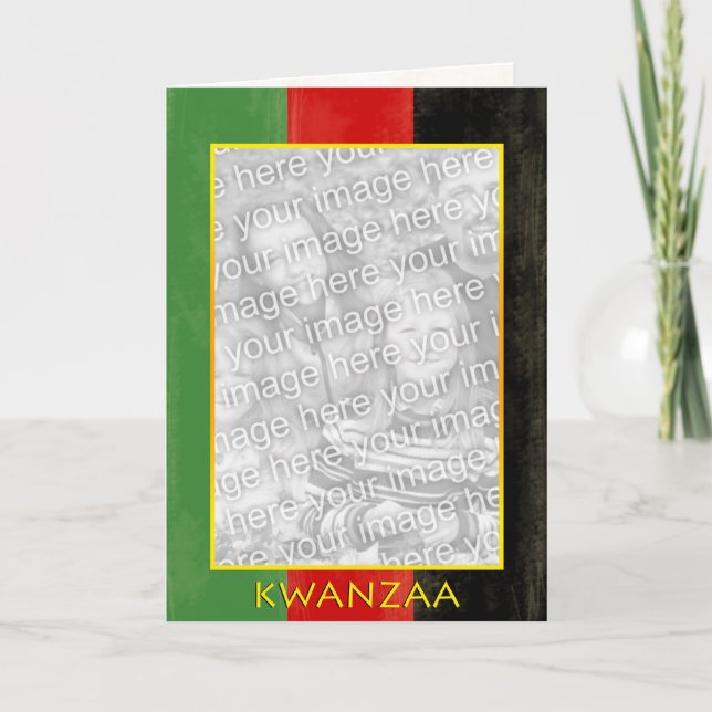 Weihnachtskarte Feiertagskarte (Vorderseite)