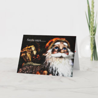 Weihnachtskarte Feiertagskarte