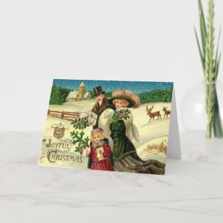 Weihnachtskarte Feiertagskarte