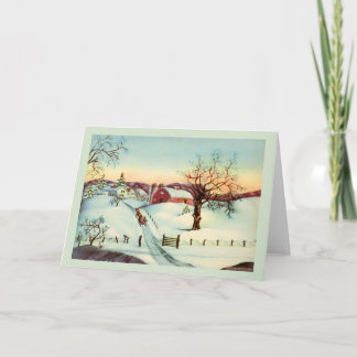 Weihnachtskarte Feiertagskarte