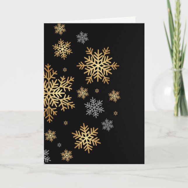 Weihnachtskarte Feiertagskarte (Vorderseite)