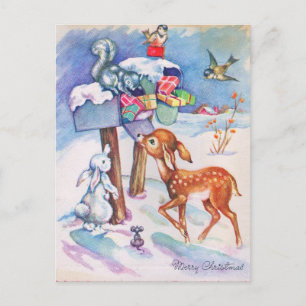 Weihnachtskarte Feiertagspostkarte
