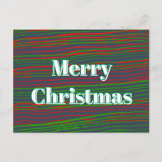 Weihnachtskarte Feiertagspostkarte (Vorderseite)
