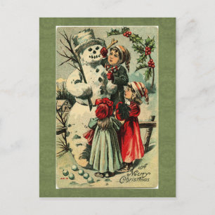 Weihnachtskarte Feiertagspostkarte