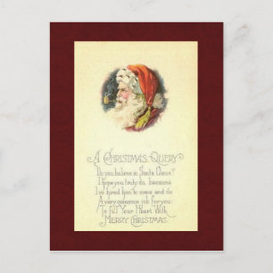 Weihnachtskarte Feiertagspostkarte