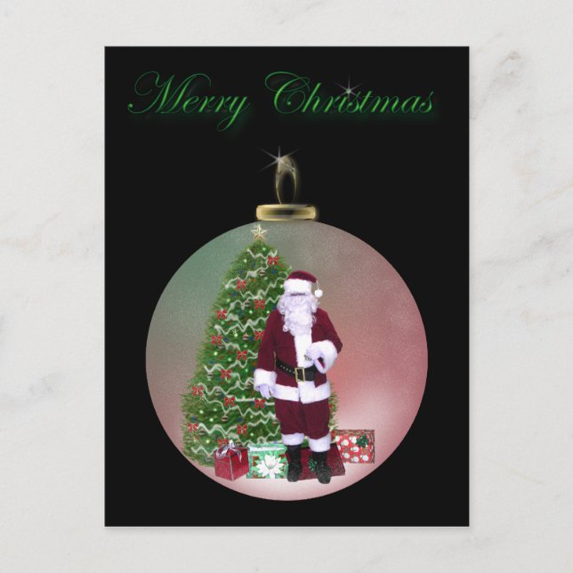 Weihnachtskarte Feiertagspostkarte (Vorderseite)