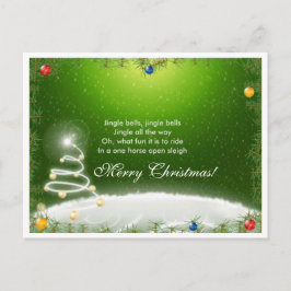 Weihnachtskarte Feiertagspostkarte