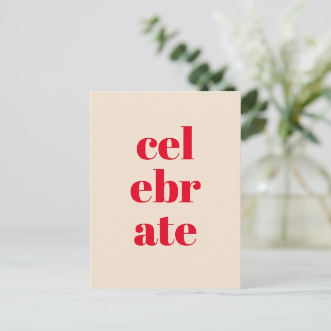 Weihnachtskarte Feiertagspostkarte (Stehend Vorderseite)