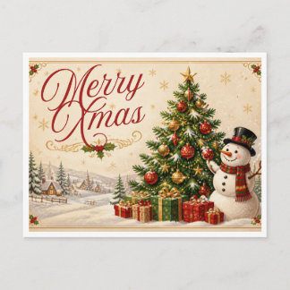 Weihnachtskarte Feiertagspostkarte