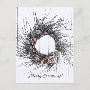 Weihnachtskarte Feiertagspostkarte