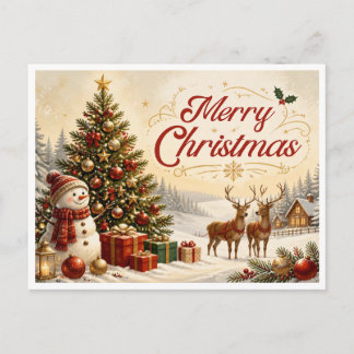 Weihnachtskarte Feiertagspostkarte
