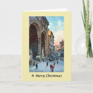 Weihnachtskarte - Florenz, Italien Karte