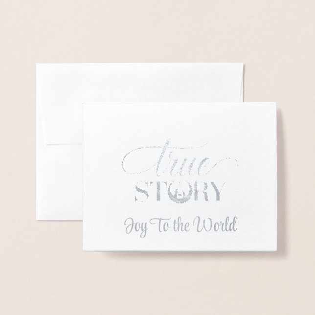 Weihnachtskarte Folienkarte (Vorderseite mit Umschlag)