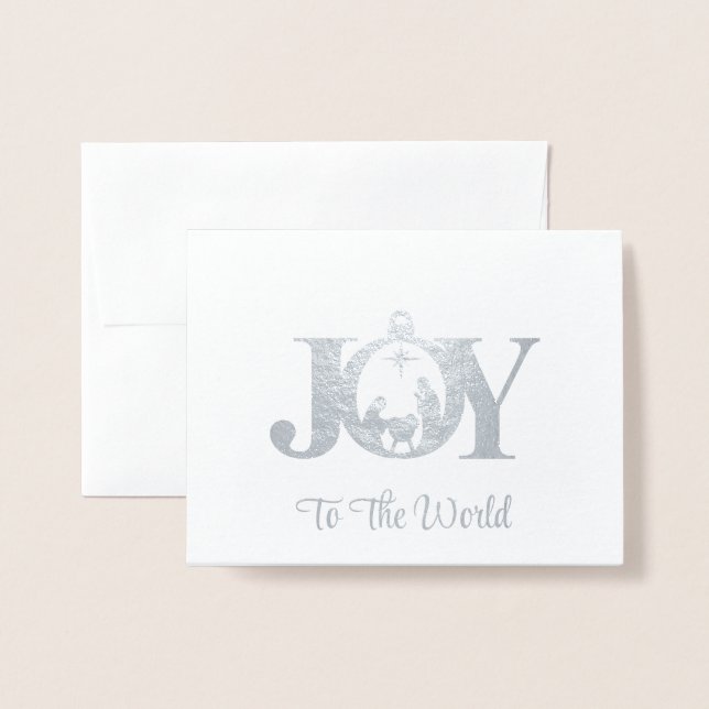 Weihnachtskarte Folienkarte (Vorderseite mit Umschlag)