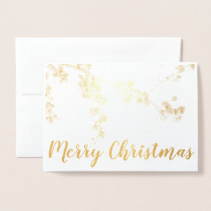 Weihnachtskarte Folienkarte