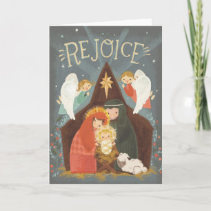 Weihnachtskarte - Freude Feiertagskarte