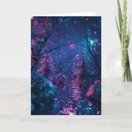 Weihnachtskarte - Frieden und Glück Karte