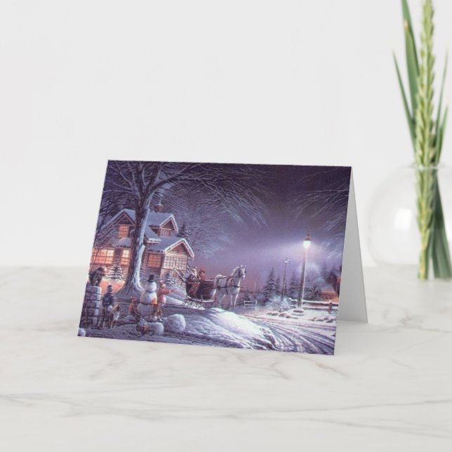 Weihnachtskarte:Frohe Weihnachten (Vorderseite)